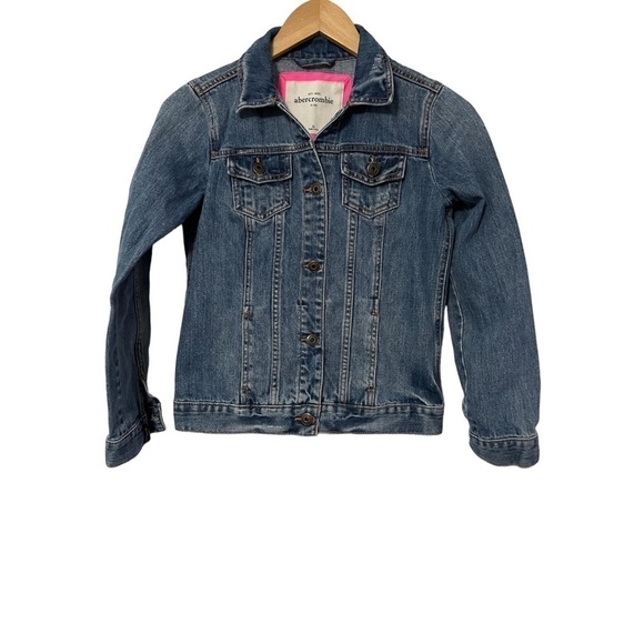 Abercrombie Kids Girls Jean Jacket Size XL - Picture 1 of 6